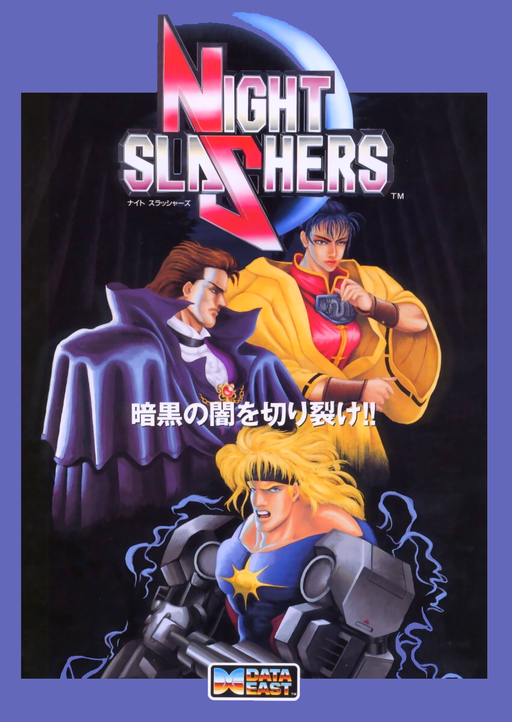 Night Slashers (Over Sea Rev 1.2, DE-0397-0 PCB) Arcade Game Cover